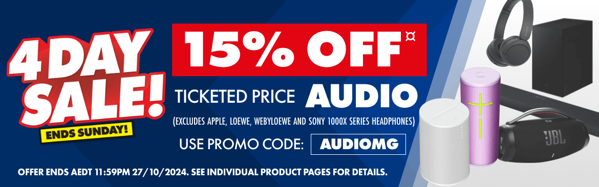 15% Off Audio - 4 Day Sale