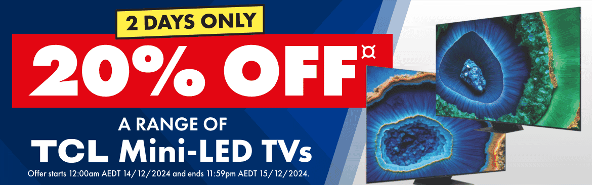 20% Off A Range of TCL QLED TVs