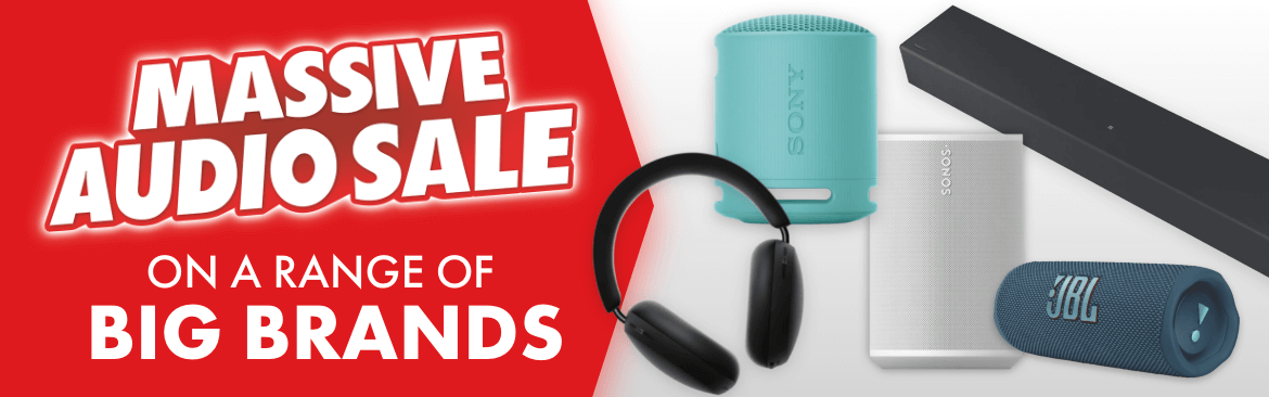 Massive Audio Sale on Big Range of Big Brands