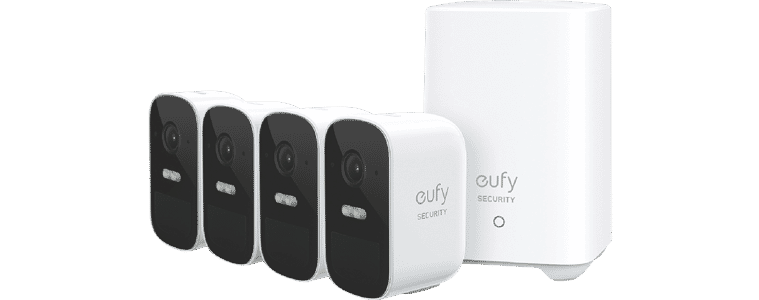 Product image of the eufy 2C Pro 2K Security System & Homebase (4 Camera)