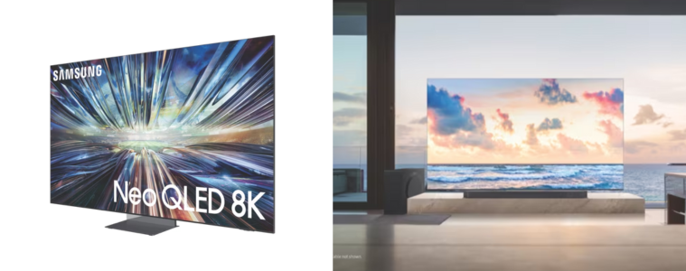 Product images of Samsung 85" QN900D 8K Neo QLED Smart TV 24