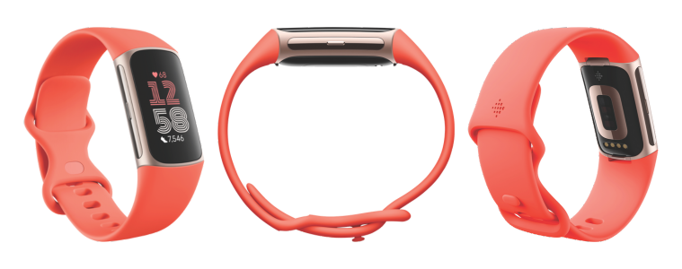 product image of the Fitbit Charge 6 - Coral/Champagne Gold Aluminium