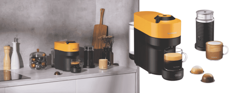 Product image of the Nespresso Vertuo POP Yellow Bundle