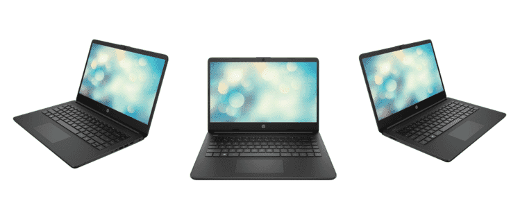 Product images of the HP 14" Celeron 8GB 256GB Laptop