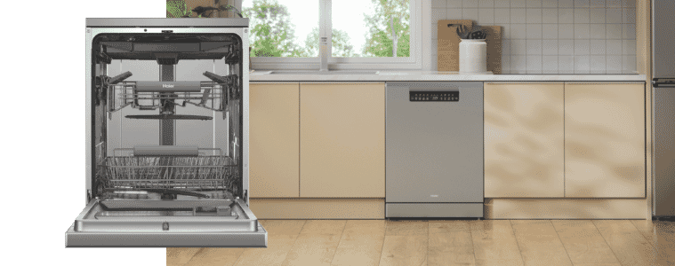 Haier Freestanding Dishwasher Satina