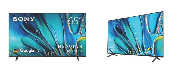 Product images of a Sony 65" BRAVIA 3 4K HDR Google TV 24