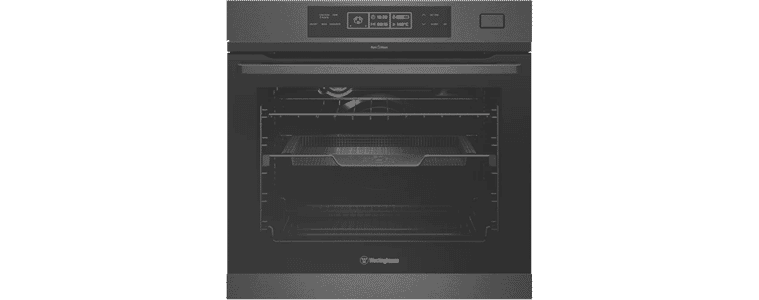 Westinghouse 60cm Pyrolytic Steam Oven in dark stainless steel.