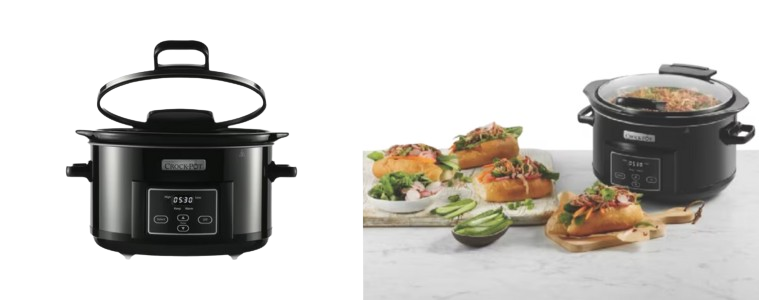 Product Images of the Crock Pot Hinged Slow Cooker