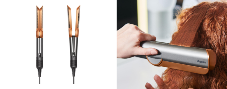 Product image of the Dyson Airstrait Straightener Bright Nickel / Copper