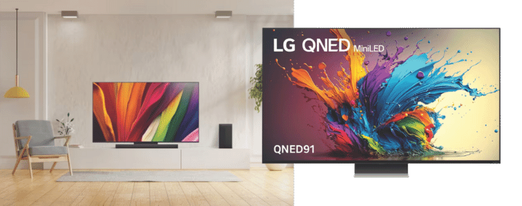 product image of the LG 65" QNED91 4K Mini-LED Smart TV 24