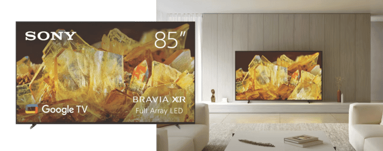 product image of the Sony 85" X90L 4K BRAVIA XR Full Array LED Google TV 23