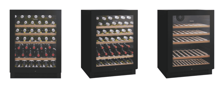 Front on product image of the Vintec 50 Bottle Wine Cabinet