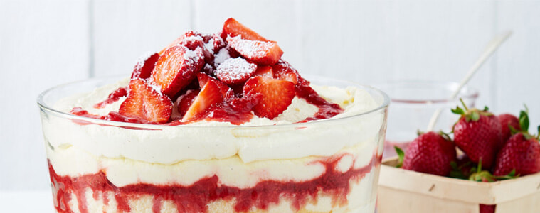 A strawberry tiramisu.