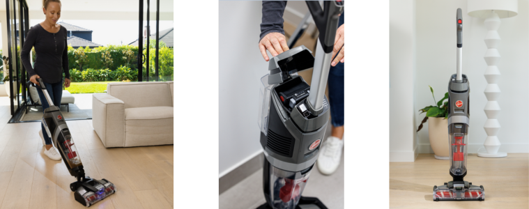 Close up shots of Hoover oNEPWR Hard floor cleaner