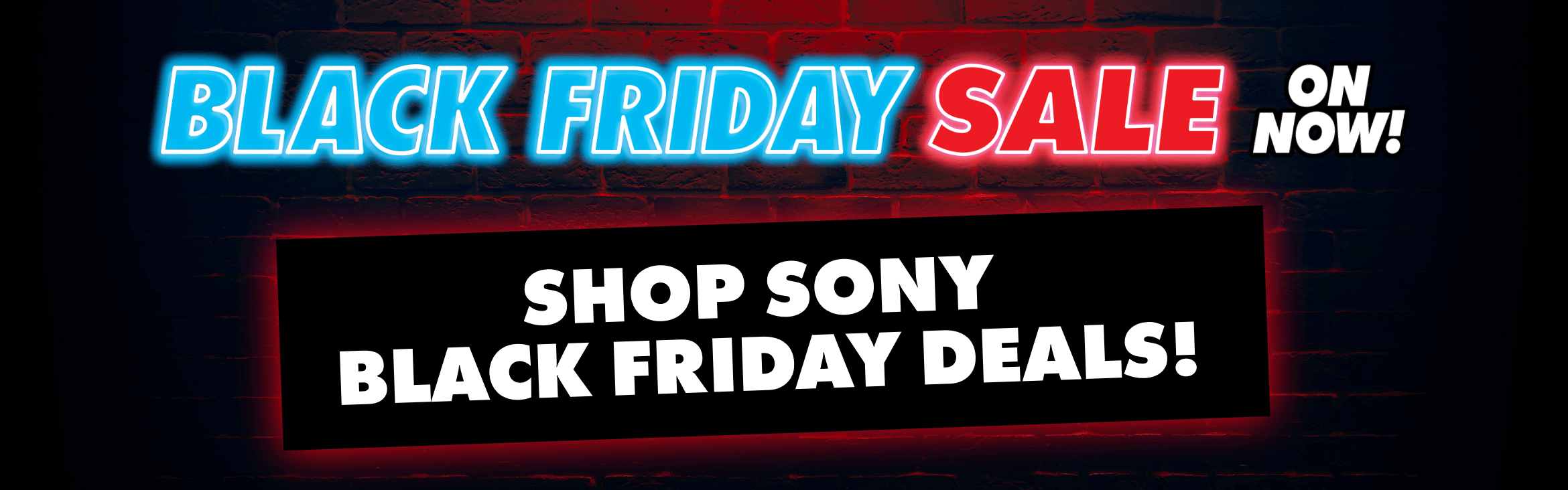 Shop Sony Black Friday Deals