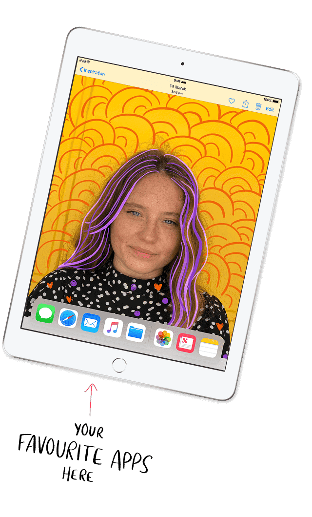 The new dock on the new Apple iPads allows you to get to the apps you want to access fast. Shop now at The Good Guys.