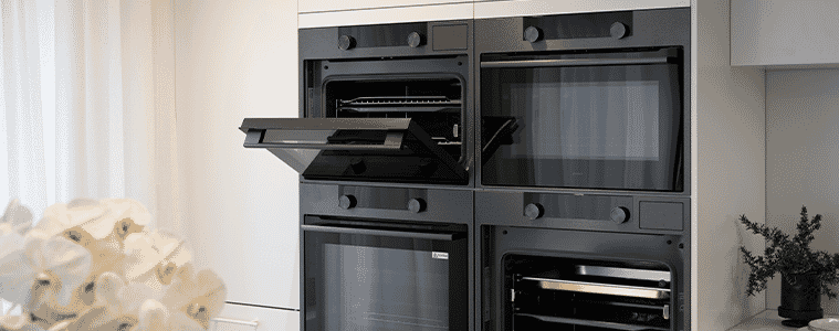 ASKO Self cleaning Steam Ovens in modern kitchen 