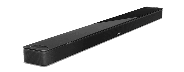 A product shot of the Bose Ultra Soundbar in black 