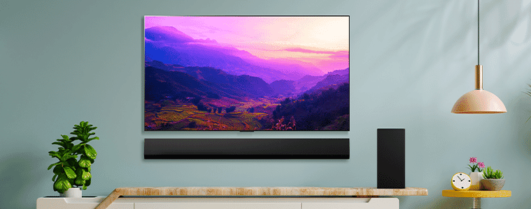 LG OLED EVO 2024 TV in a modern loungeroom