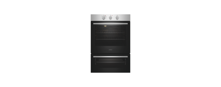 Front on image of a Chef 60cm Multi-function Oven Stainless Steel