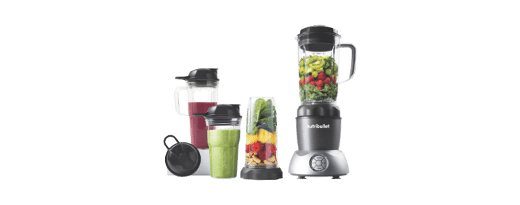 Front on image of a NUTRIBULLET Select 1200 and accessories 
