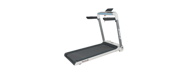 Side on angle image of a BH Fitness RunLab Treadmill