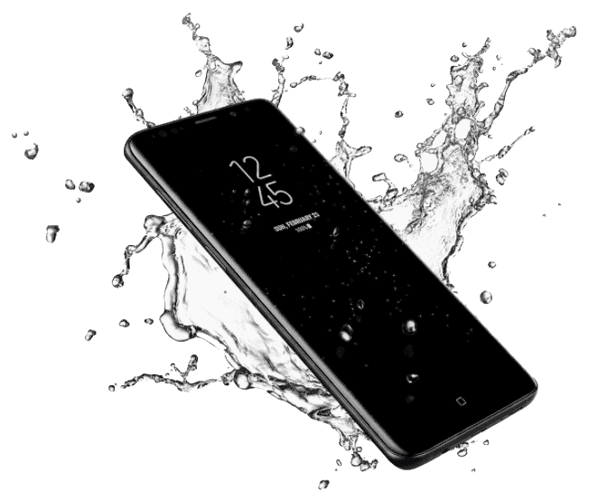 Galaxy S9 and S9+ water resistant