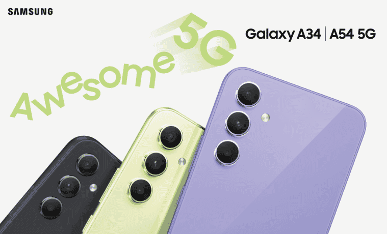 A Series – Galaxy A54 5G, Galaxy A34 5G, Galaxy A14 5G and Galaxy A14 