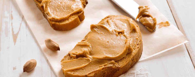 peanut butter on toast 