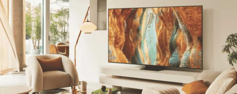Image of a Samsung 75" QN70F NEO QLED 4K Mini LED Smart AI TV 2025