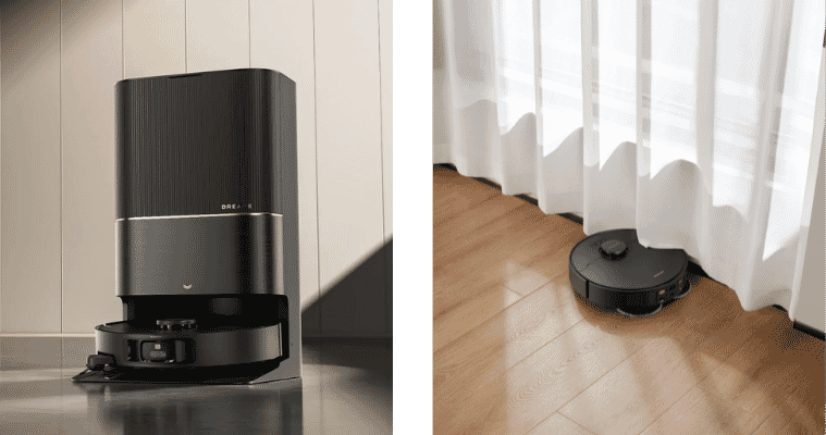 Lifestyle image of the Dreame X40 Ultra Robot Vacuum and Mop.