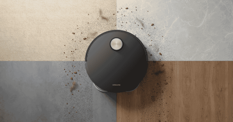 Lifestyle image of the Dreame X40 Ultra Robot Vacuum and Mop.