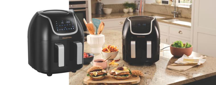 product image of the Russell Hobbs Satisfry Snappi Dual Basket Air Fryer