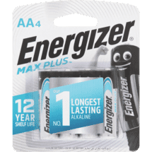 EnergizerMaxPlus AA Batteries 4 Pack10136731