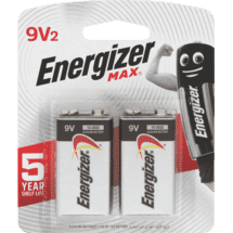 Energizer9V Max Battery 2Pk10158902