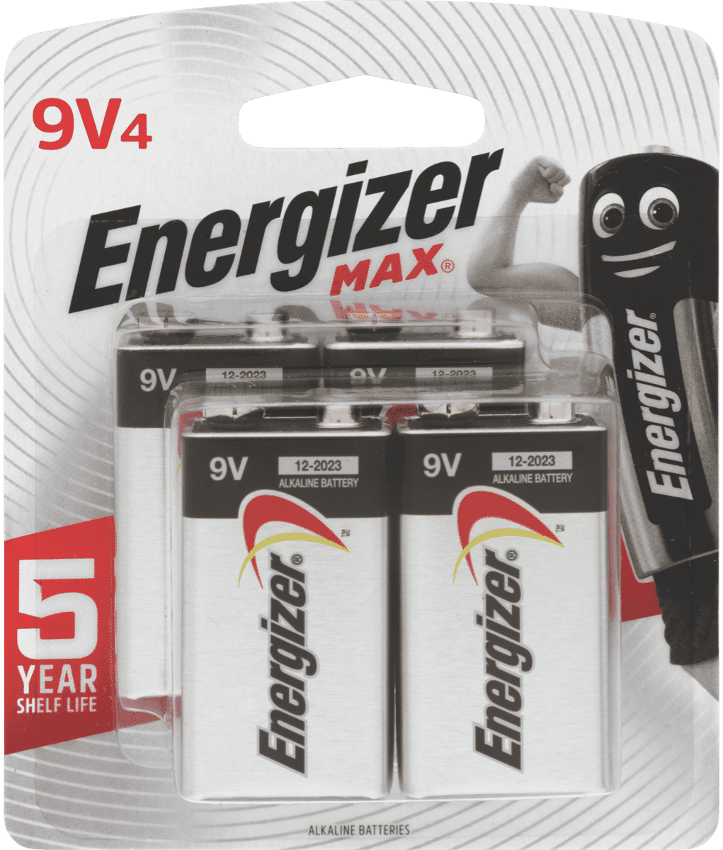 Energizer MAX Alkaline PP3 9V Battery Single Pack