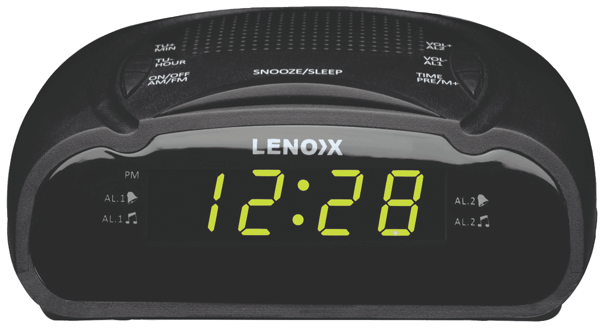 Lenoxx CR21 Clock Radio AM/FM at The Good Guys