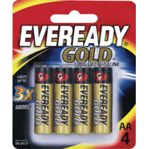 EvereadyGold AA Batteries 4 Pack10176744