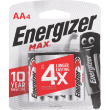EnergizerMaxx AA Batteries 4 Pack10178919