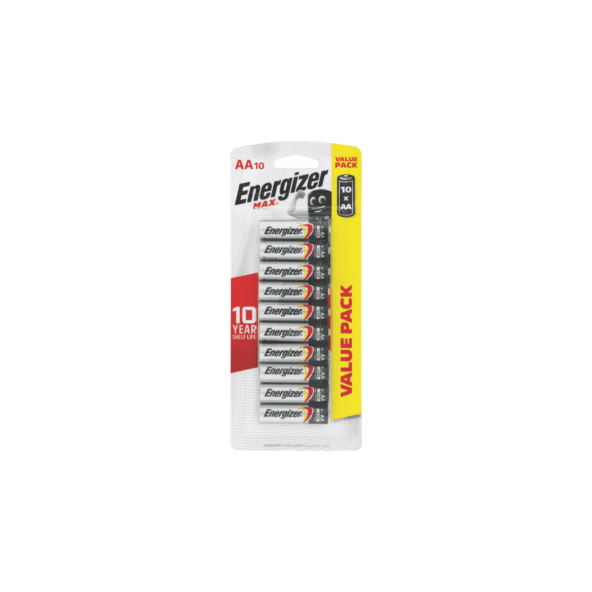 Energizer Max AA Batteries 10 Pack E91HP10TN E000029100