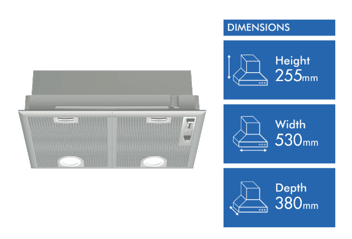 Bosch 53cm Undermount Rangehood