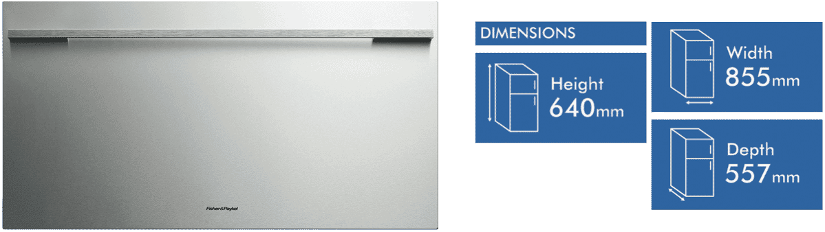 Fisher & Paykel 104L Cool Drawer RB90S64MKIW1