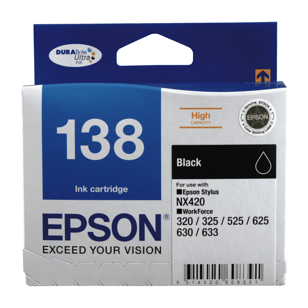 Epson 138 XL Black Ink Cartridge T138192