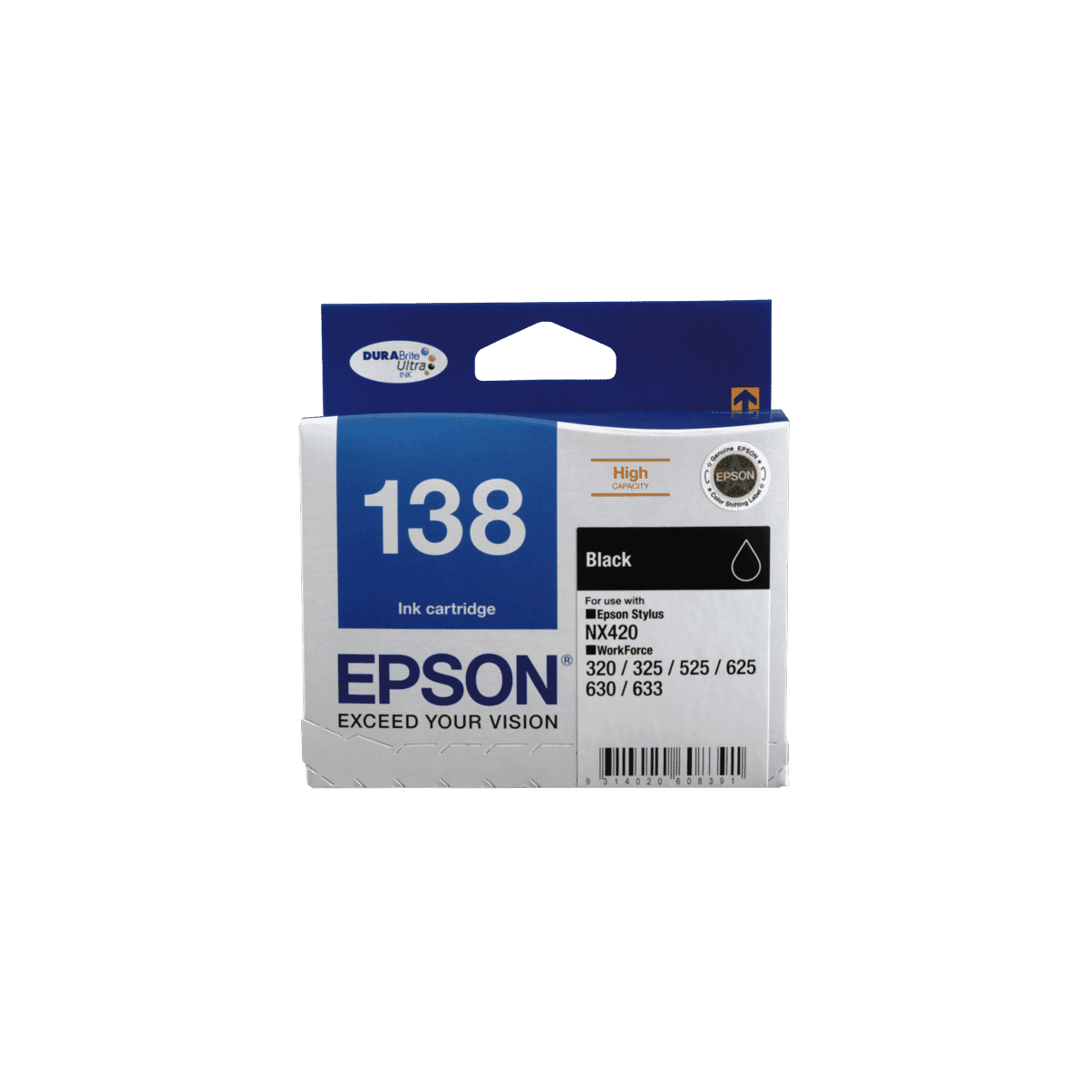 Epson 138 Xl Black Ink Cartridge T138192 6153