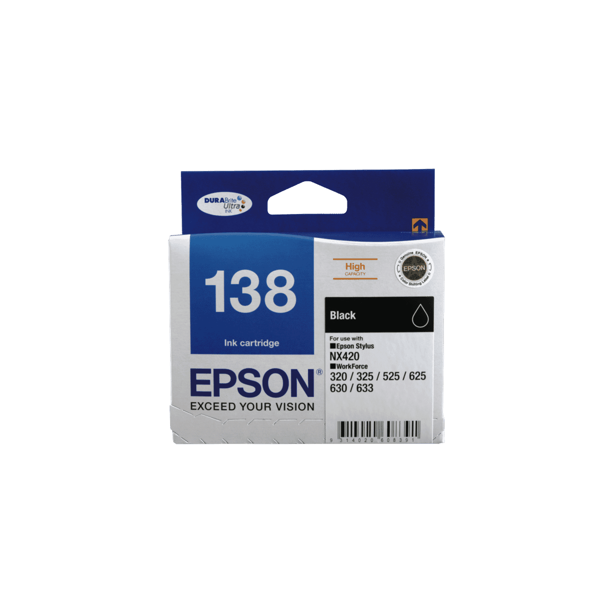 Epson 138 Xl Black Ink Cartridge T138192 0292