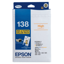 Epson138 XL Ink Cartridge 4 Pack50001212