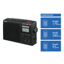 Sangean DPR76BTMB Portable DAB+/FM Radio with Bluetooth - JB Hi-Fi