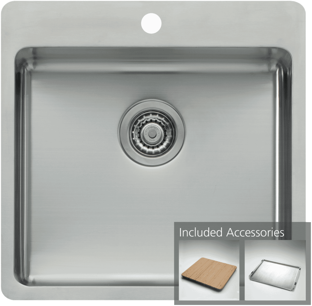 Oliveri SN1051 Large Single Bowl Sink at The Good Guys