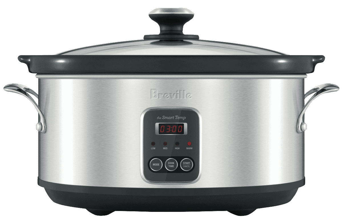 Breville BSC420BSS The Smart Temp 6L Slow Cooker at The Good Guys