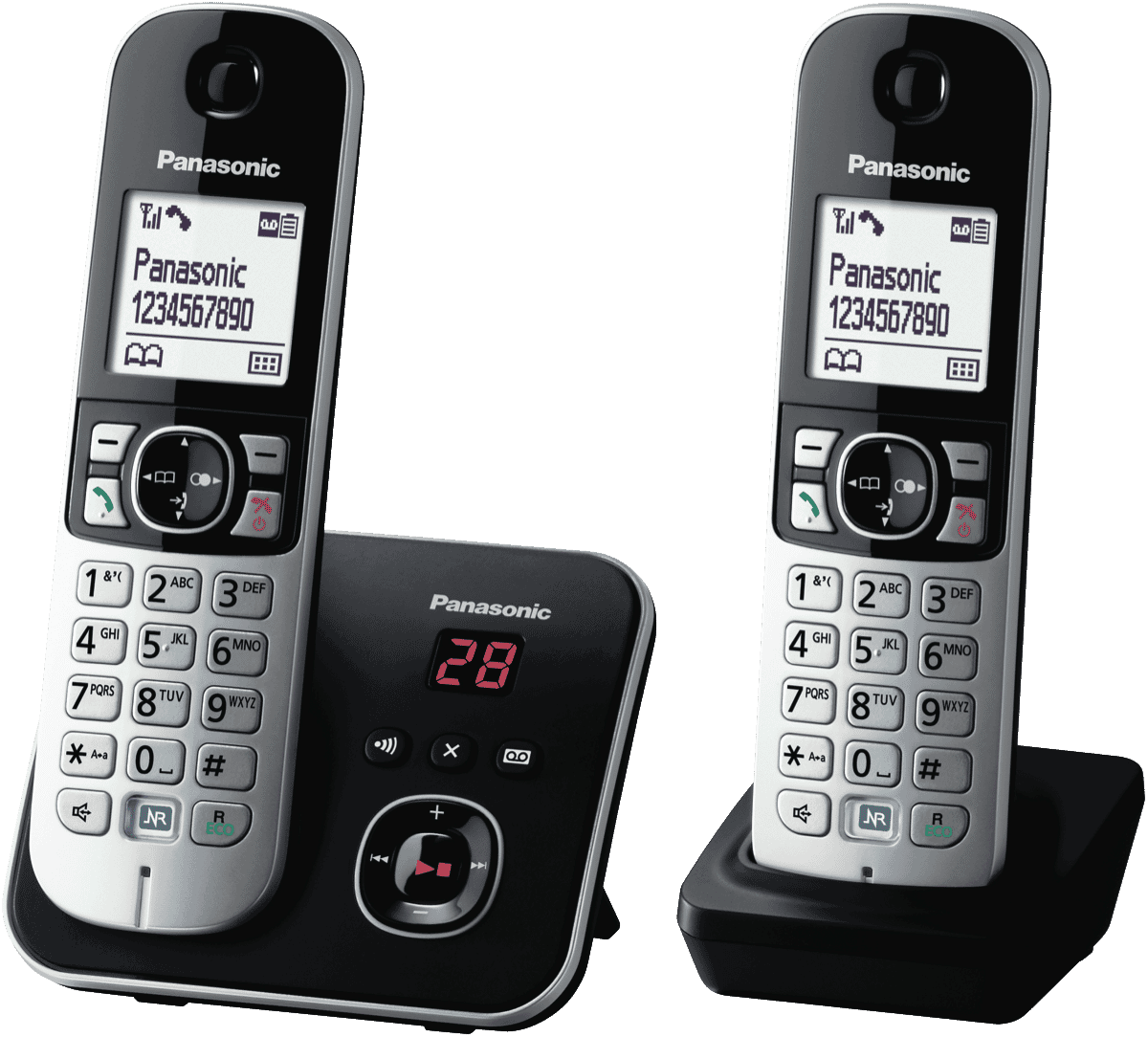Panasonic Cordless Phone Twin Pack KX-TG6822ALB